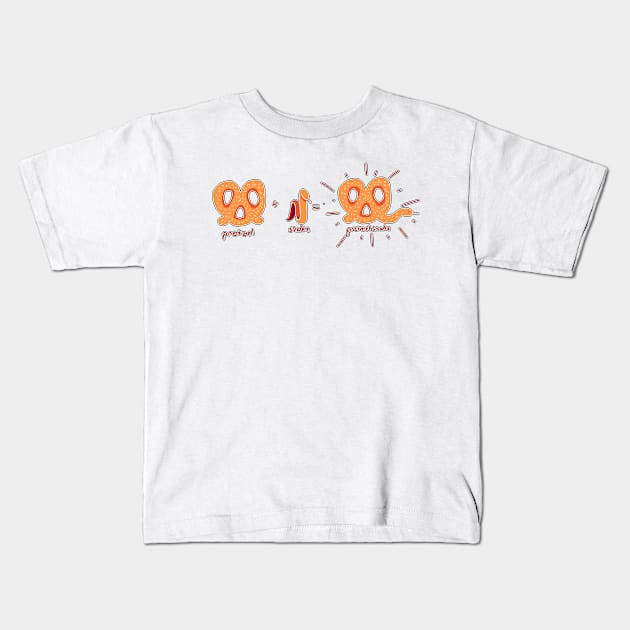 Pretzelsnake! Kids T-Shirt by pretzelsnake